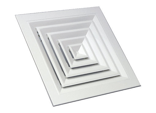 4 Way Diffuser Ceiling Mounted in White Finish - eFans Direct Ltd