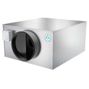 Systemair KV DUO 315 EC twin duct fan with dual inlets and compact design for efficient ventilation.