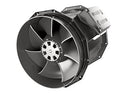 Systemair Prio 160EC circular duct fan with EC motor, 160mm diameter, designed for efficient ventilation in HVAC systems.