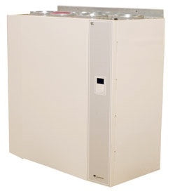 Systemair Villavent BF VR 400 EV/EC and DCV/DE replacement filter set, shown from the left side, for ventilation system maintenance.