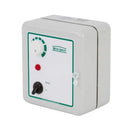 Vent-Axia SP5010 single-phase electronic speed controller for fans, rated 10 amps, with control dial and wiring terminals visible.