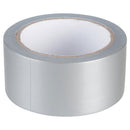 Silver eFans duct tape 48mm by 50m roll, showing shiny, flexible adhesive tape suitable for repairs and sealing projects.