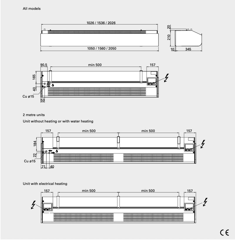 Frico PA2220CA Air Curtain With Remote & Integrated Control - eFans Direct Ltd