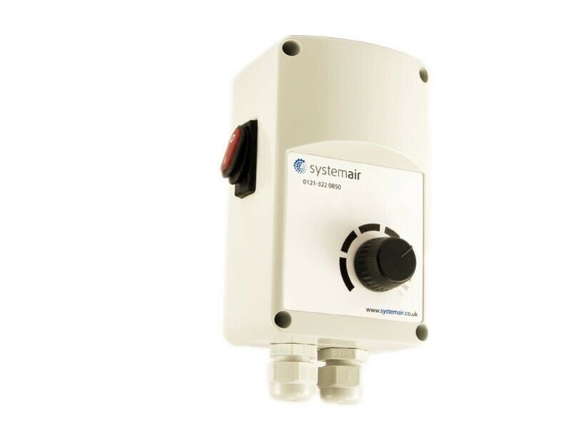 Systemair ITR Speed Controller 5 Amp for AC fans, beige control device with knob for adjusting fan speed.