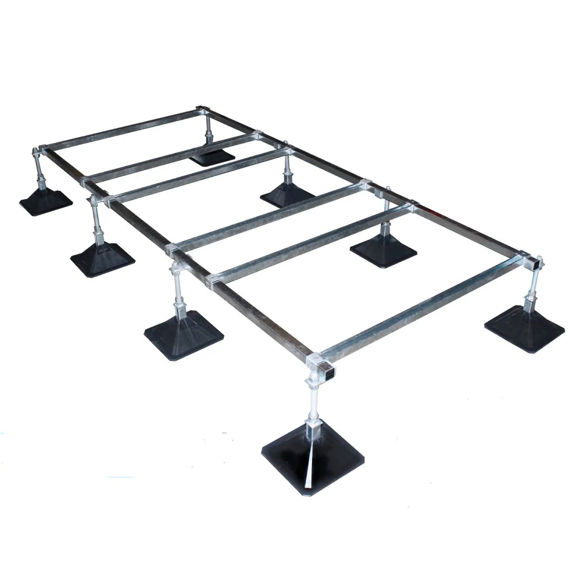 StrutFoot Support System 6 SF1306, support and fixing system with metal frame and adjustable components for construction use