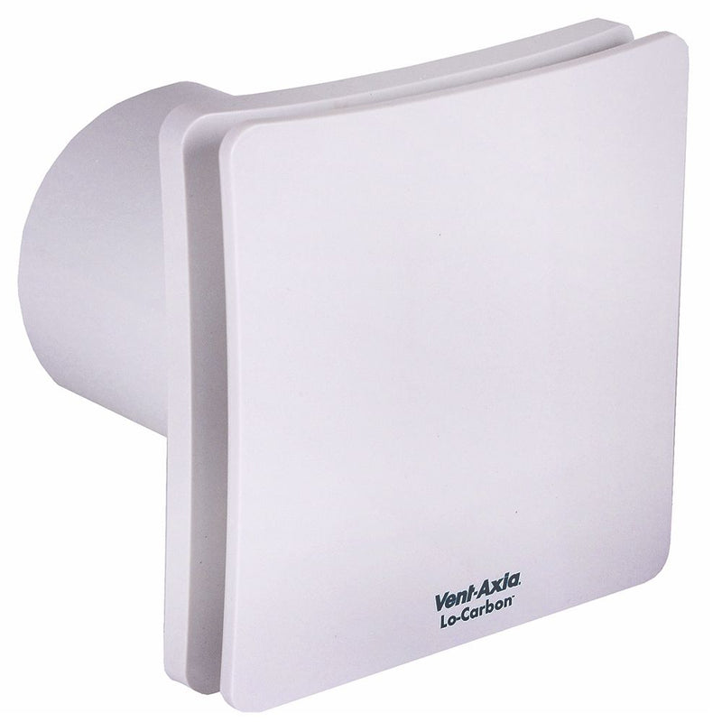Vent-Axia Lo Carbon Centra T Extractor Fan with Timer 4" 100mm 473825 - eFans Direct Ltd