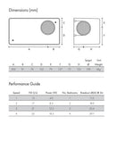 Vent-Axia Lo Carbon PoziDry Compact Pro PIV positive input ventilation unit with integrated heater, shown in technical drawings.