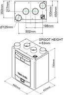 Vent-Axia Sentinel Kinetic Advance S Heat Recovery Whole House MVHR Unit 405215 - eFans Direct Ltd