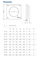 Systemair VK Gravity Louvre Shutter - eFans Direct Ltd