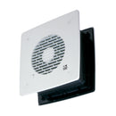 Vortice Vario 300/12" ARI-LL-S flush auto reversible wall axial fan installed in a wall opening for ventilation.