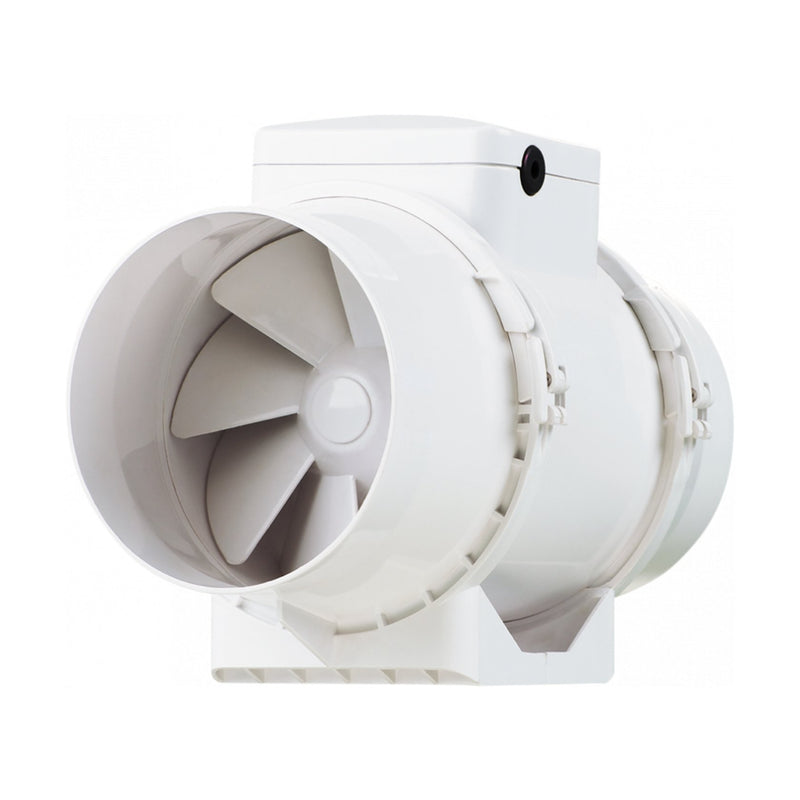 Xpelair XIMX100T Inline Mixed Flow Duct Fan with Timer 93079AW 4" - 100mm